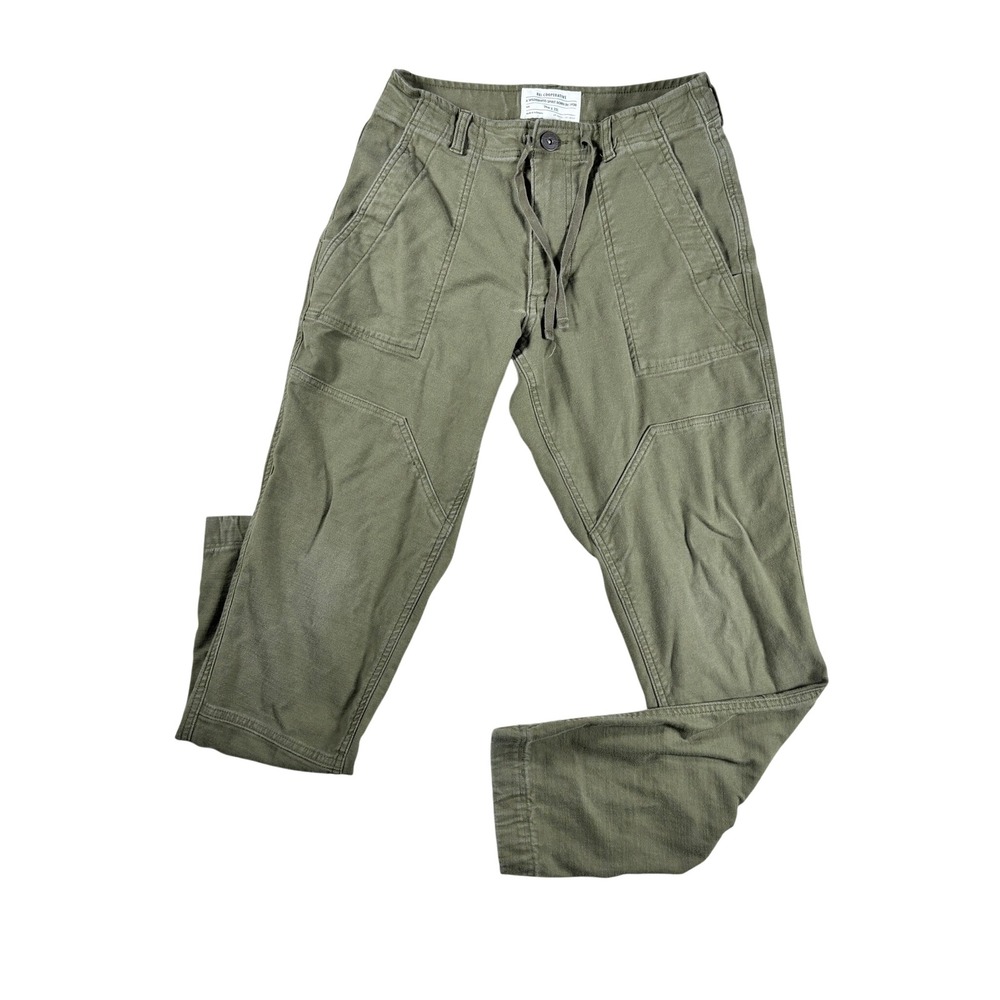 REI Co-op Wallace Lake Olive Green Cargo Utility Pants 28W x 32L Womens